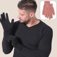 thumbnail image 4 of Guantes de invierno para hombre y mujer con pantalla táctil, guantes de punto cálidos para mensajes de texto, 4 of 5