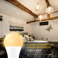 thumbnail image 3 of Bombilla De Luz Led Inteligente Con Wifi, Asistente De Google, Aplicación De Control De Voz, Control Remoto, Bombilla Led De Varios Colores Regulable Moyic HA026268-02, 3 of 6