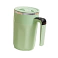 thumbnail image 1 of Taza de café con agitación automática, taza mezcladora automática, taza de té, carga eléctrica para bebidas verde claro, 1 of 8
