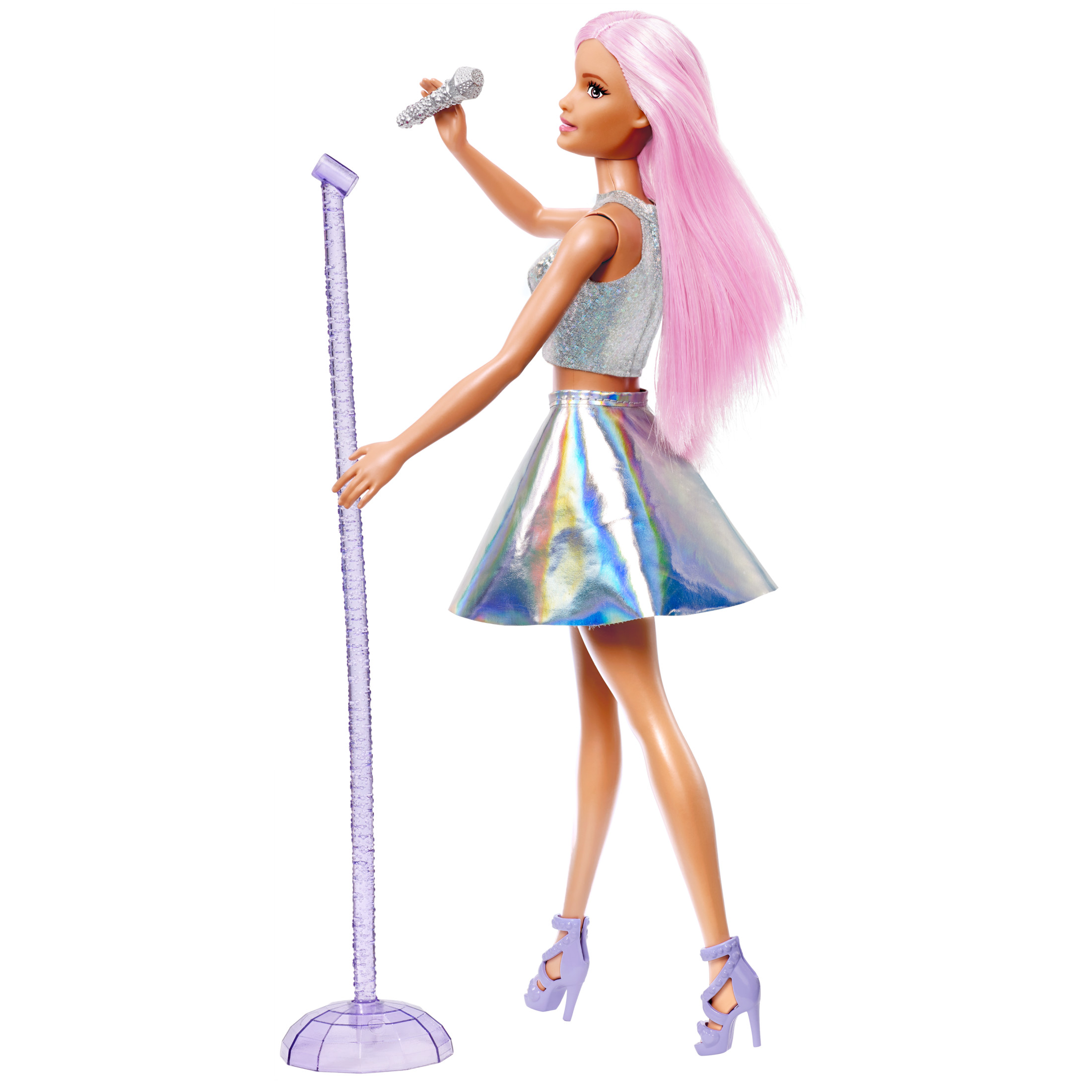 Barbie Pop Star Doll with Microphone and Pink Hair photo 5