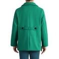 thumbnail image 3 of INSPIRE CHIC Double Breasted Coat for Men's Notched Collar Formal Classic Peacoat S Green, 3 of 6