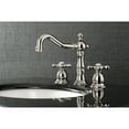thumbnail image 2 of Kingston Brass KS1976AX 8 in. Widespread Bathroom Faucet, Polished Nickel, 2 of 5