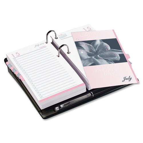 Day-Timer 11246 Pink Ribbon Desk Calendar Refill - Daily - 3.50 Day-Timer 11246 Pink Ribbon Desk Calendar Refill - Daily - 3.50