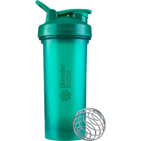 BlenderBottle Classic V2 Shaker Bottle Perfect for Protein Shakes and Pre Workout 28-Ounce Emerald Green