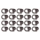 thumbnail image 2 of 20 Piezas De Fijación De Anillo D De Servicio Pesado De 20 Piezas Postes De Tornillo De Montaje Giratorio De 16x12 Mm Para Trabajo De Cuero Y Reparación De Bolsas, 2 of 7