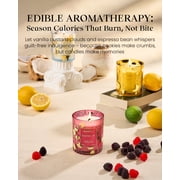 M&SENSE Jasmine Soy Scented Candles: 7.8oz 42-Hour Long Last Burning Time, Vegan Soy Candle, No Toxin Bathtub Date Night Romance Home Fragrance for Her