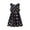 style-02 Black, variant on Gubotare Cute Dresses for Kids Girls Bohemian Dresses Floral Sleeveless Rainbow Beach Sundress with Necklace Size 10-12 Years (White,10-12 Years)