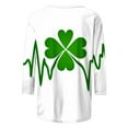 thumbnail image 5 of Saint Patricks Day Shirt Funny,Summer Graphic Tees for Women 2026 Trendy Elegant Blouses for Women Dressy Womens Funny T Shirts Cotton, 5 of 7
