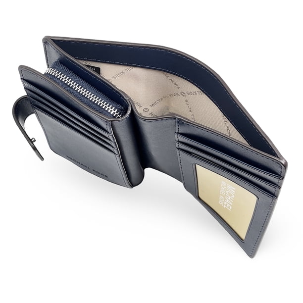 Michael Kors Women's Jet Set Travel Medium Bifold Two-Tone Logo