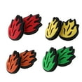 thumbnail image 1 of 4 pares de amortiguadores de vibraciones de raqueta de tenis de silicona Amortiguadores a prueba de golpes - de fuego de llama, 1 of 8