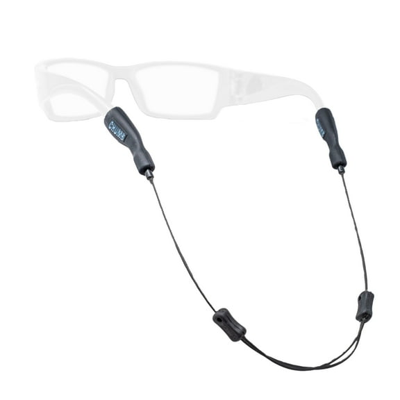 Chums Tideline Adjustable Black Ultra Lightweight Stainless Steel Eyewear Retainer