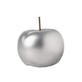 thumbnail image 2 of Nolyn Silver Ceramic Apple Decor – Decorative Home Accent, Tabletop Ornament, Modern Kitchen & Living Room Decoration (Size- Large | 6.00"x6.00"H , Green), 2 of 2