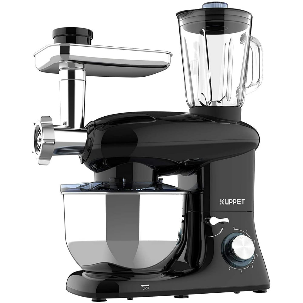 KUPPET 3 in 1 Stand Mixer, 6 Speed Electric Mixer, Tilt Head Kitchen