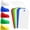 Colorful-4 3/4 x 2 3/8, variant on Yellow 2x4 Plastic Shipping Labels with Wire