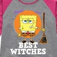 thumbnail image 3 of SpongeBob SquarePants - Best Witches - Toddler And Youth Girls Raglan Graphic T-Shirt, 3 of 6