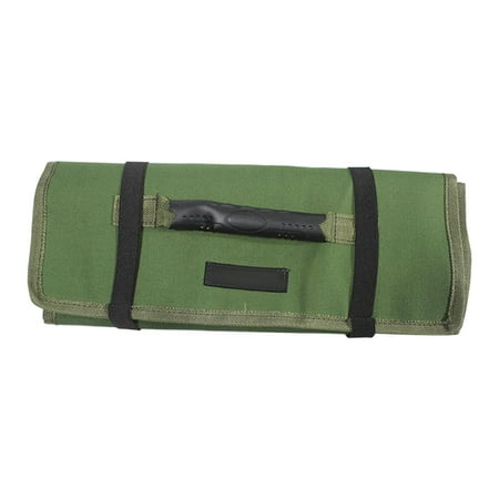 

Canvas Tool Bag Roll up Tool Bag Organizer Fitments Durable Storage Portable Instrument Pouch Tool Tote Bag for Garage Pliers Screwdrivers