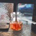 thumbnail image 3 of Hand-held Milk Coffee Boiling Kettle Glass Scented Tea Teapot Transparent Kettle, 3 of 9