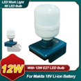 thumbnail image 1 of Luz de Trabajo LED Inalámbrica de 12W Adecuada para Linterna con Bombilla LED de Mano con Batería Makita de 18V, para Situaciones de Emergencia de Acampada Al Aire Libre, 1 of 8