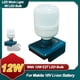thumbnail image 1 of Luz de Trabajo LED Inalámbrica de 12W Adecuada para Linterna con Bombilla LED de Mano con Batería Makita de 18V, para Situaciones de Emergencia de Acampada Al Aire Libre, 1 of 8