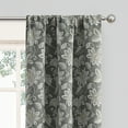 thumbnail image 3 of Eclipse Phoenix Solid Blackout Curtains, Set of 2, 84 Inch Long Blackout Curtains, 37"W x 84"L, Grey, 3 of 8