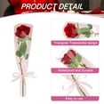 thumbnail image 3 of Uxcell 50 Pack Flower Wrapping Bag, Light Pink Floral Packing Sleeves, 3 of 6