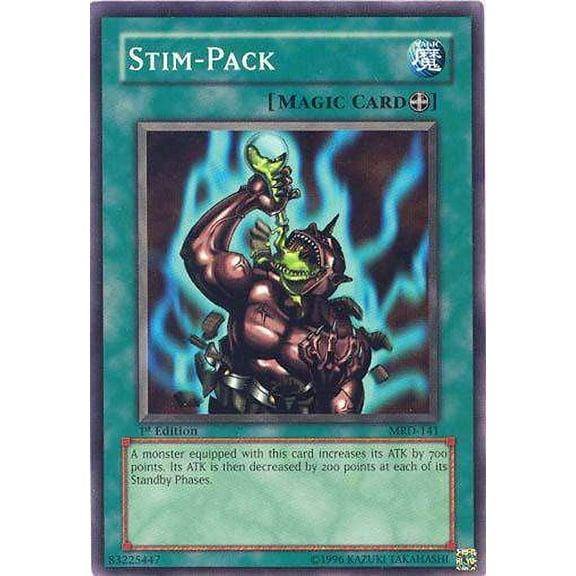 YuGiOh Metal Raiders Common Stim-Pack MRD-141