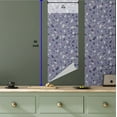 thumbnail image 6 of Ambesonne Abstract Peel & Stick Wallpaper for Home, Mineral Like Shapes Stones, 13"x36", Ceil Blue Quartz and Mauve, 6 of 6