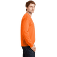 thumbnail image 6 of Gildan High Visibility Safety Sweatshirt for Men Fleece Cozy Heavy Blend 8oz, 50/50 Cotton/Poly Hi Vis Safety Orange Work  Pullover Sweatshirt S, 6 of 6