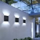 thumbnail image 4 of Lámpara de pared solar LED con luz ascendente y descendente, lámpara de paisaje para valla de patio, lámpara de valla decorativa para jardín, 4 of 4