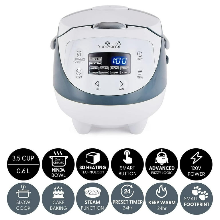 Rice cooker displays and countdowns - GreedyPanda Foodie Blog