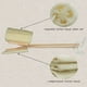 thumbnail image 4 of Zhuge Esponja exfoliante natural para la espalda, cepillo para fregar la espalda con mango largo de madera, soporte para palo, para ducha corporal, baño, spa, paquete de 2, 4 of 5