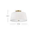 thumbnail image 2 of Lark Beale 83773LCB Ceiling Light Fixture - Lacquered Brass, 2 of 13
