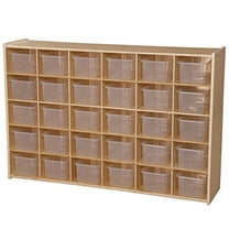 Factory Storage Container Orgainiser Contender Cubby Storage Organizer Cubes, 30 Cubbies with Clear Plastic ...
