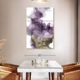 thumbnail image 3 of Elephant Stock Derive In Amethyst I Wall Art - Vertical Multi Panel Canvas - Living Room Wall Decor - Abstract Multi Panel - White And Purple Decor By Daniela Hudson - 32" x 50", 3 of 8