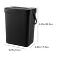 thumbnail image 3 of RRCSS Compost Caddydetachable Handle And Countertop Binsmall Compost Bin With Lidplastic Tiny Wastebasket For Office/Kitchen/Refrigerator/Rv, 3 of 8