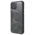thumbnail image 3 of Pour Apple Iphone 12 Pro Cuir Magnétique 2-en-1 Vert Foncé, 3 of 5