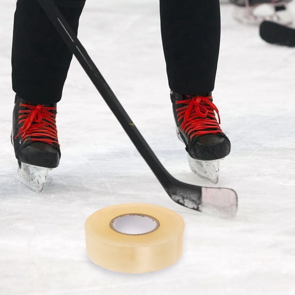 FUTUREORYY PVC Clear Hockey Tape Beige Anti-Slip Wear-Resistant for Decor