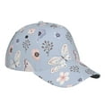 thumbnail image 3 of Fotbe Blue Butterfly Baseball Cap, Blue Butterfly Print Dad Hat,Outdoor Hat,Adjustable Sports Cap, Perfect For Activities, 3 of 9