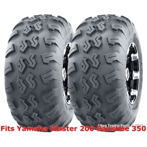 2 ATV Tires 21x7-10 21x7x10 Yamaha Blaster 200 Banshee 350 front P3018