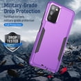 thumbnail image 3 of for Samsung A03S Case, Galaxy A03S Case with HD Screen Protector, Military Grade Protective Cases with Ring for Samsung Galaxy A03S (Purple), 3 of 12