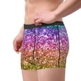 thumbnail image 4 of Junzan Glitter Rainbow Mens Underwear Boxer Briefs For Men’s - Medium, 4 of 9