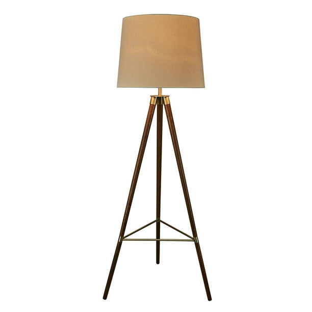 Myco Furniture Kinsley Floor Lamp, Walnut Floor Lamp Australia