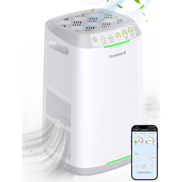 NuWave Professional Air Purifier for Home Large Room, ZERO Waste & ZERO