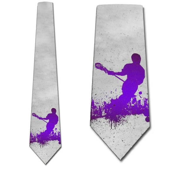 Sports Ties Mens Lacrosse Neckties Soccer Tie Hockey Necktie Football Ties by Three Rooker