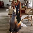 thumbnail image 3 of Nine Tailed Fox Chasing Butterfly Design Sleeveless Dress Woman Fashion Long Dresses Women's Summer Suit Dress 2025, 3 of 7