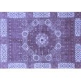 thumbnail image 1 of Ahgly Company Indoor Rectangle Abstract Blue Modern Area Rugs, 4' x 6', 1 of 4