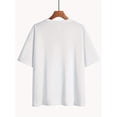 thumbnail image 2 of Vibrant Duck & Letter Print Short Sleeve Crew Neck T-Shirt - Women's Casual Summer & Spring Top - Relaxed Fit, Breathable Fabric, Soft Comfortable Wear, 2 of 6