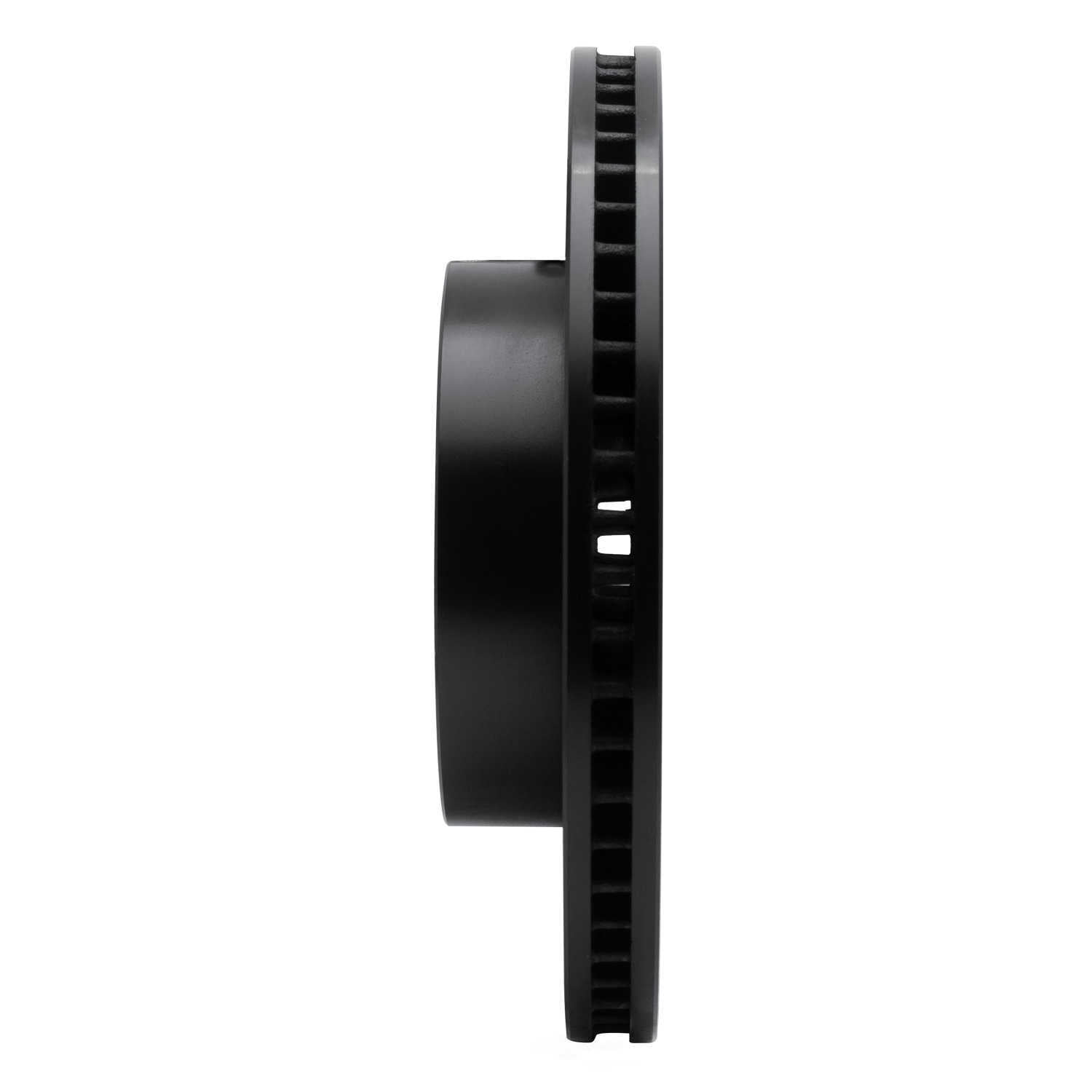 Dynamic Friction Company 633-76128L DFC Brake Rotor - Drilled And Slotted - Black