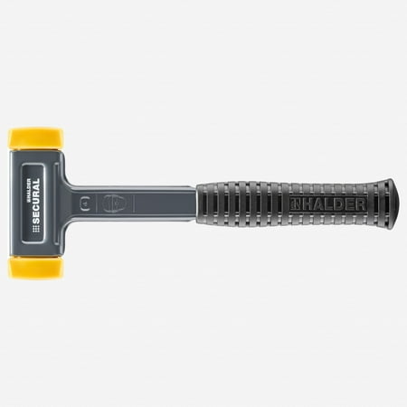 UPC: 4030618301844 | Halder Secural Dead Blow Hammer with Polyurethane Face Inserts and Steel Housing 1.57 / 23.99 oz.