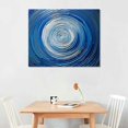 thumbnail image 2 of GOSMITH -Abstract Art Oil Painting on Canvas 3D Metallic Bead light Blue Texture Pictures Canvas Wall Art Paintings Modern Home Decor Paintings Ready to hang 20x16in, 2 of 4